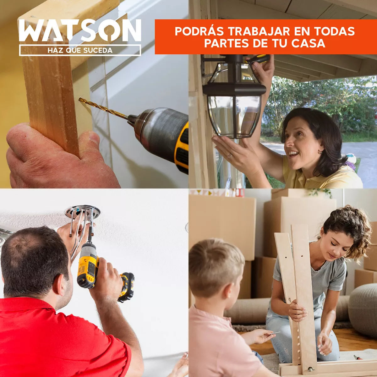 Taladro Inalámbrico Watson 36v + 2 Bat.